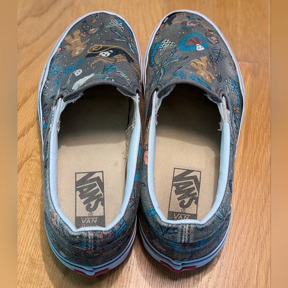 Rare! Vans Van Doren Holiday Pewter Classic SlipOn Shoes Sz : Mens 8.5 Womens 10 - Picture 4 of 7